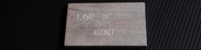 12mm 2000 x 6000mm 1D - 1.4547 Plate